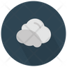 icon for white cloud