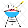 charcoal grill icon svg