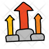 rising chart icon