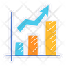 trending graph icon png