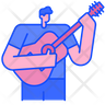 guitar man symbol