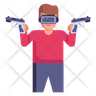 gun game icon svg