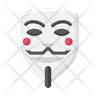 guy fawkes mask icon