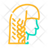 hair braid logo