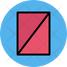 icon square half