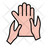 free hand reflexology icons