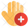 icon for protection hand
