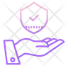 hand shield icon png