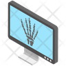 hand x-ray icon svg