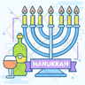 hanukkah icon svg