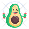 boxing pear emoji