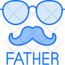 happy fathers day icon download