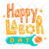 happy worker emoji