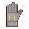 haptic gloves icon