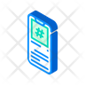 mobile boarding pass icon svg