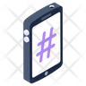 hash icon png
