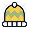 hat winter icons