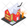 haunted house icon png