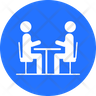 icon for eating couple