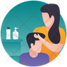free head massage icons
