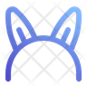 bunny headband emoji