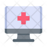 medical laptop icon download
