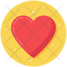 free red heart icons