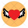 heart with crown icon