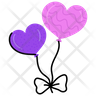 helium balloons icon download