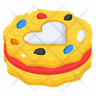 icon for heart cake