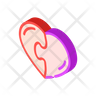 message heart icon png
