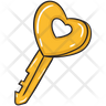 yellow heart icon png
