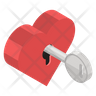 heart keys logo