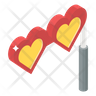 free heart mask icons