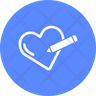 icon heart signature