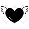 heart wing emoji