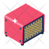 gas heater icons