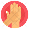 helping hand icon svg