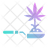 cannabis hemp icon