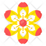 hexa flower icon png