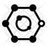 hexagonal molecule symbol