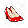 icons for high heel shoe