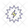 high voltage caution emoji