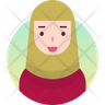 icon for hijab woman
