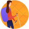 hiking trail icon png