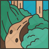 free hiking trails icons