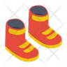 hiking boots icon svg
