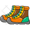 icons for hiking boots