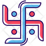 hindu swastika emoji