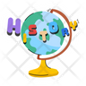 icons for world globe